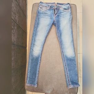 True Religion Jeans Big T Pink Stitch size 30